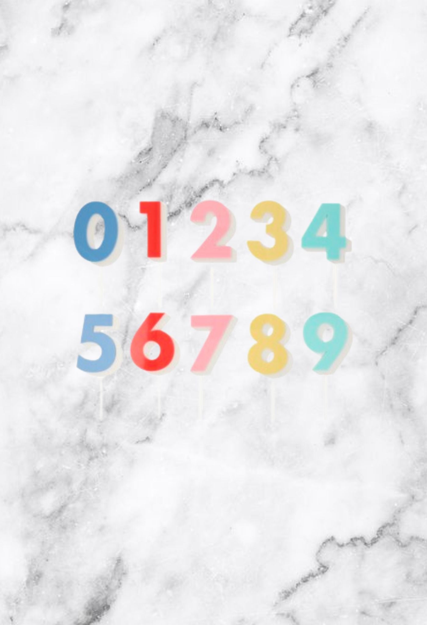 Numbered Candles