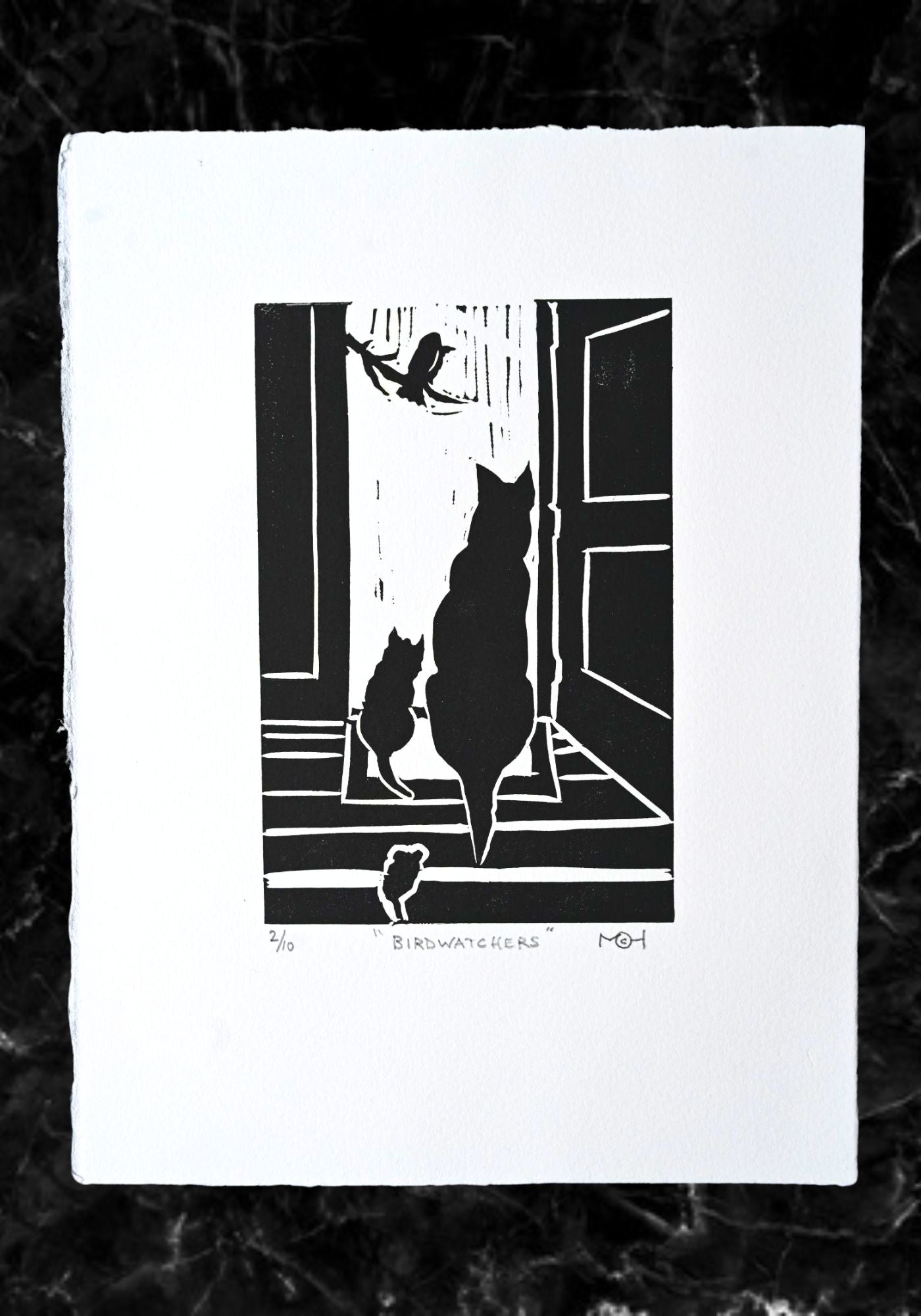 Michael Hennessy Birdwatchers A4 Print