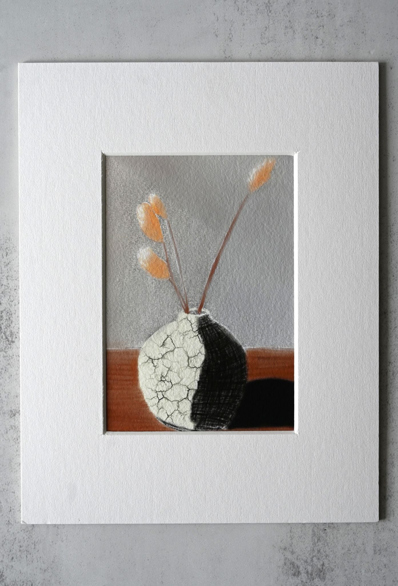 Michael Hennessy Striped Vase A5 Gliche Print