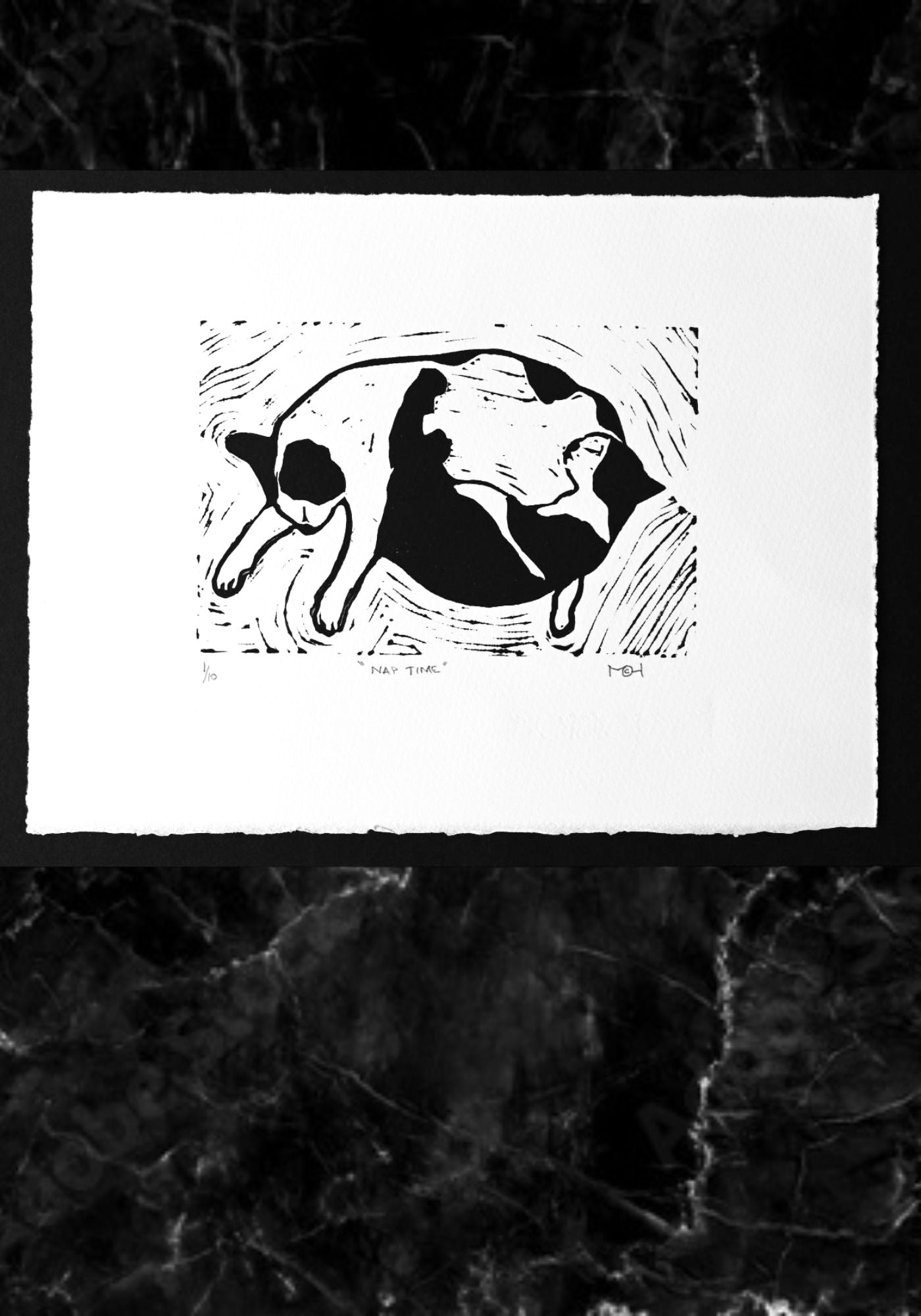 Michael Hennessy Nap Time A4 Print