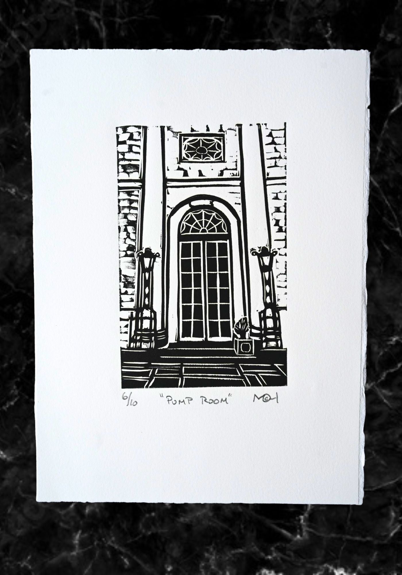 Michael Hennessy Pump Rooms A4 Print