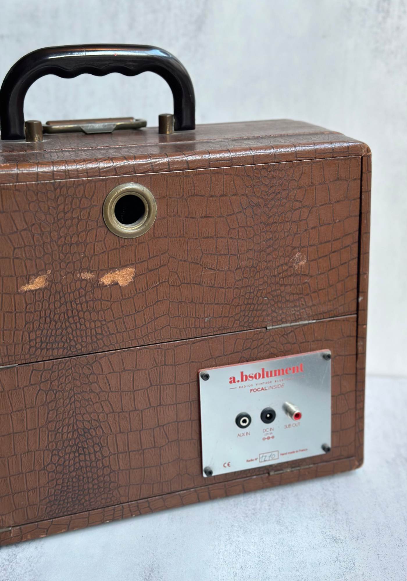Refurbished Vintage Pizon Bros Radio Speaker