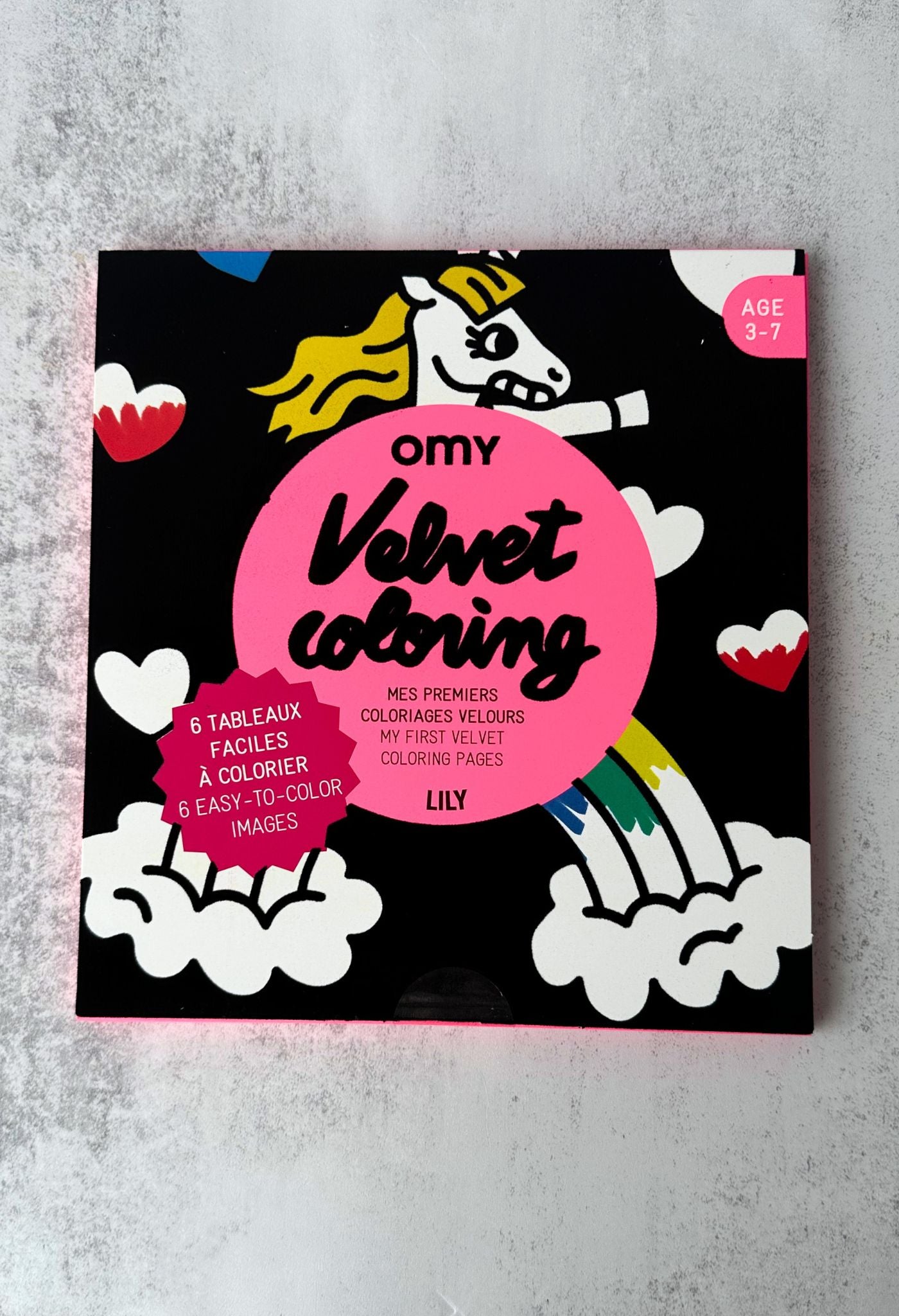 Livres de coloriage en velours