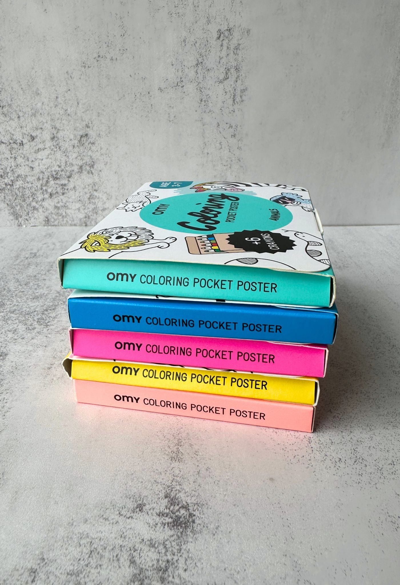 Kits d'affiches à colorier de poche