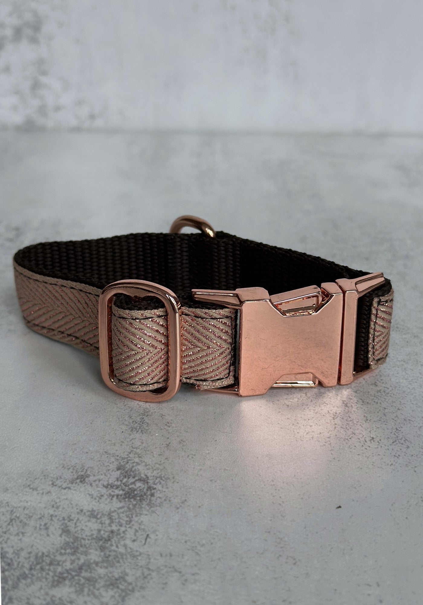 Small Rose Gold Bling Collar