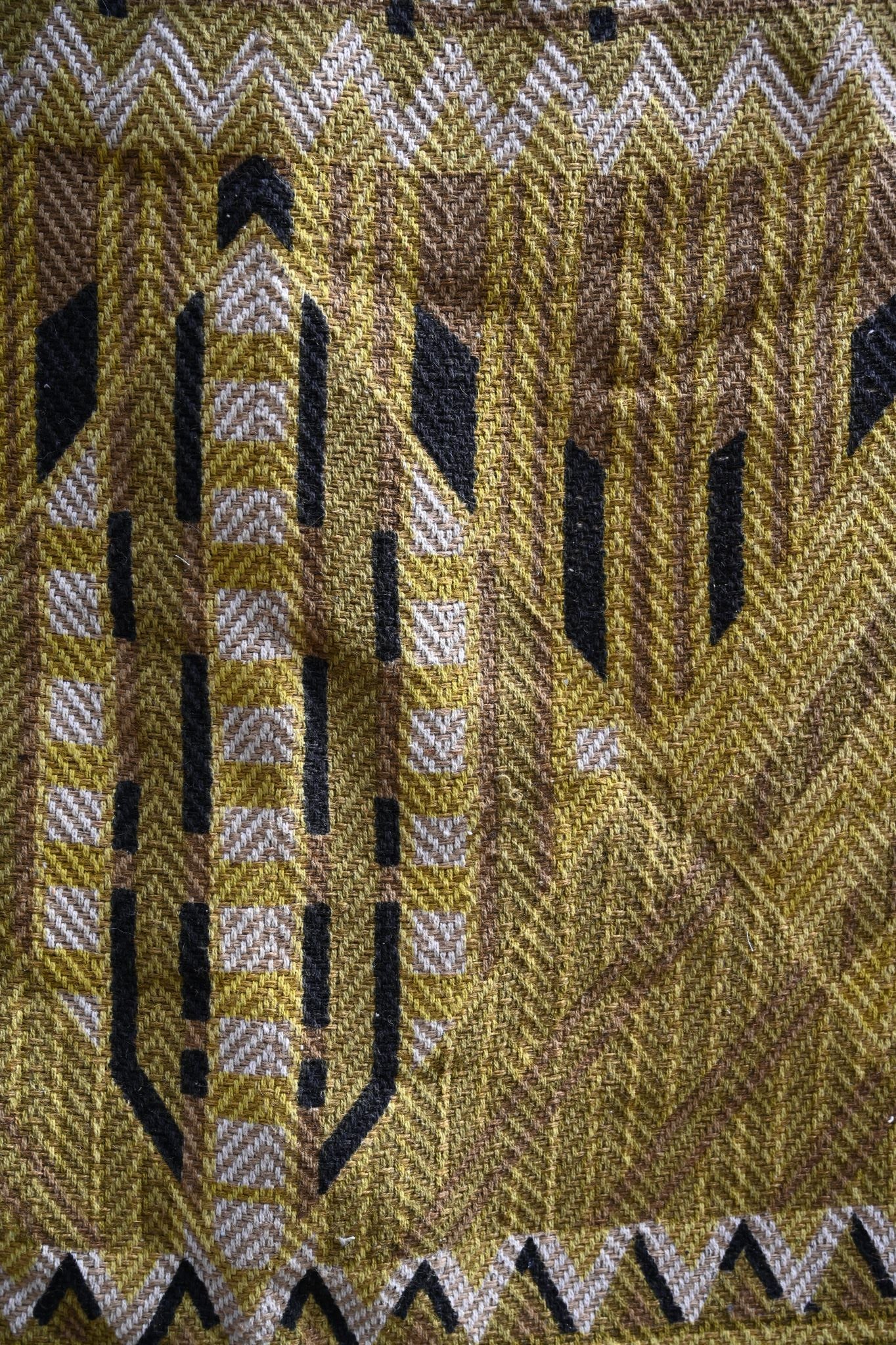 Bedruckter Retro-Teppich