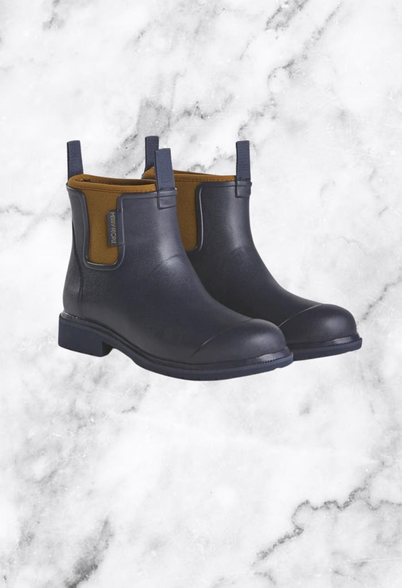 Merry People Bobbi Stiefel Oxford Blau & Hellbraun