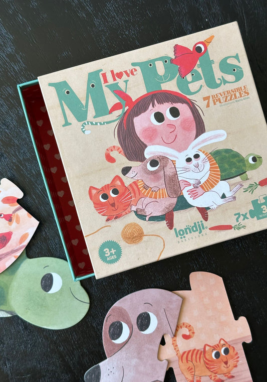 Puzzle J'aime mes animaux de compagnie