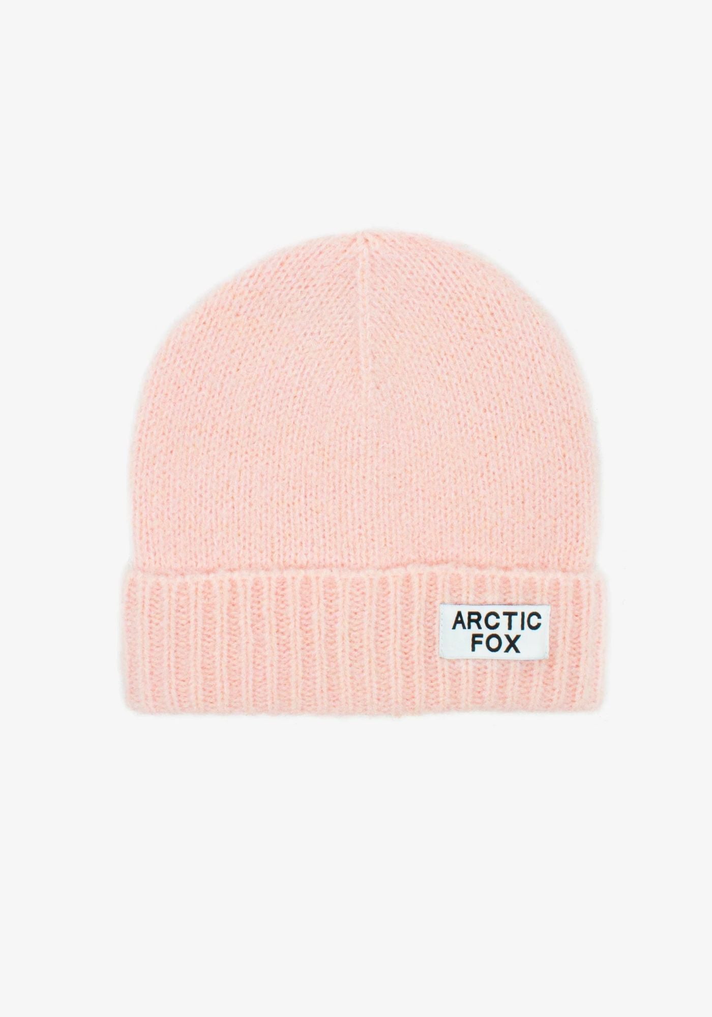 Arctic fox Pink Mohair Beanie