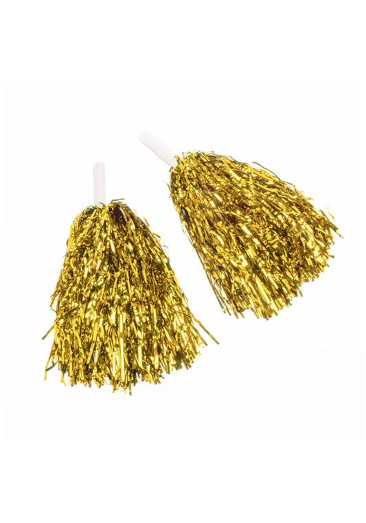 Gold Cheerleader Pompoms