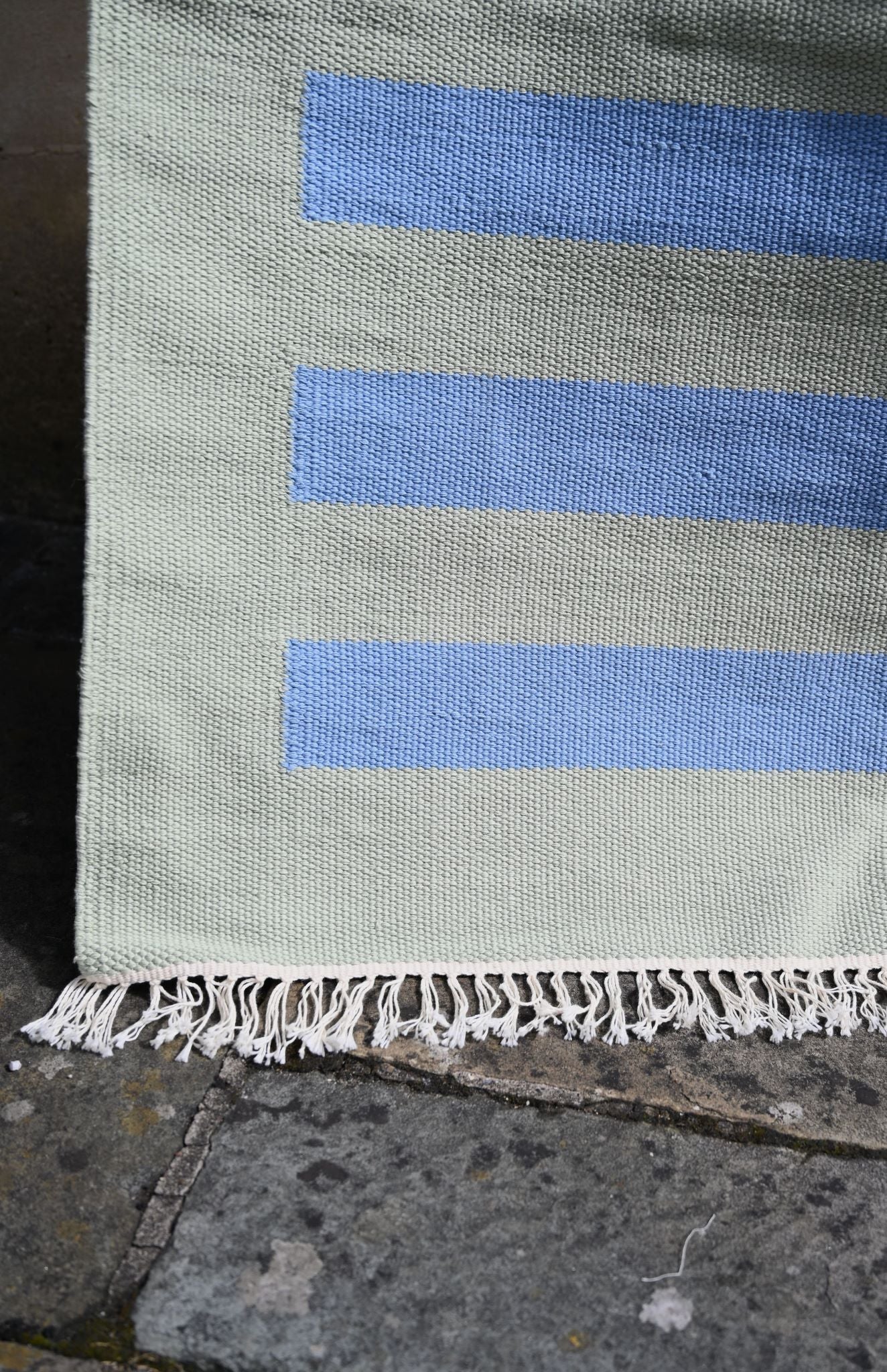 Teppich „Riaz“ in Blau und Grau