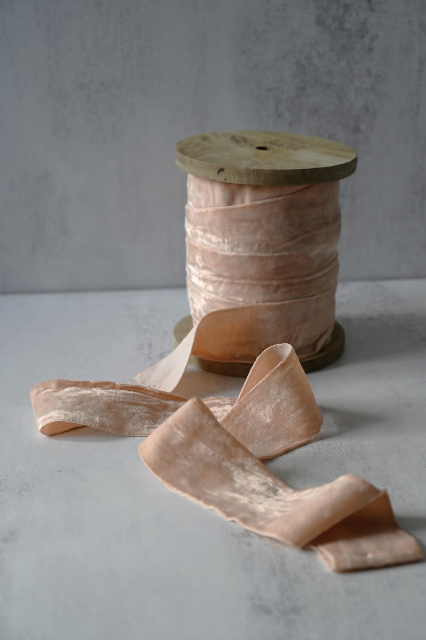 Ballerina Pink Velvet Ribbon - by the metre