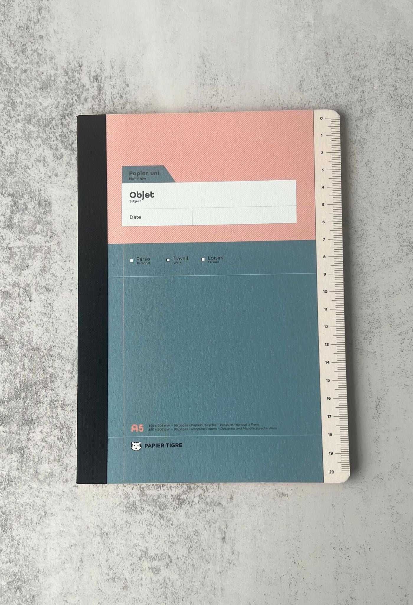 Carnets d'administration rétro A5