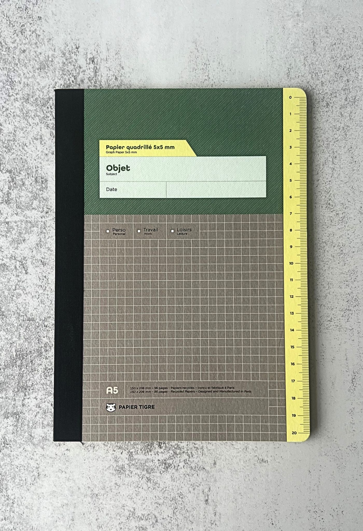 Carnets d'administration rétro A5