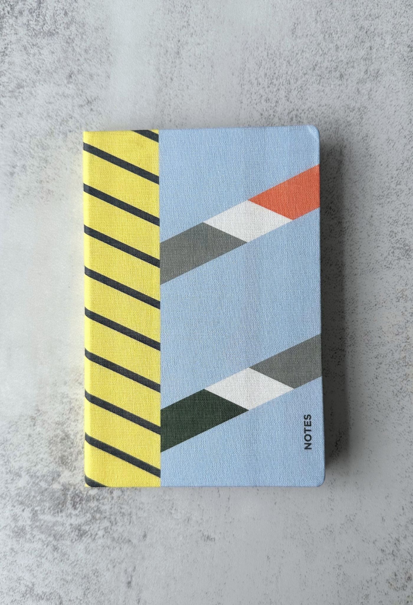 A6 Trains Linen Notebook