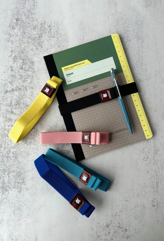 Notebook Straps with Pen Pockets