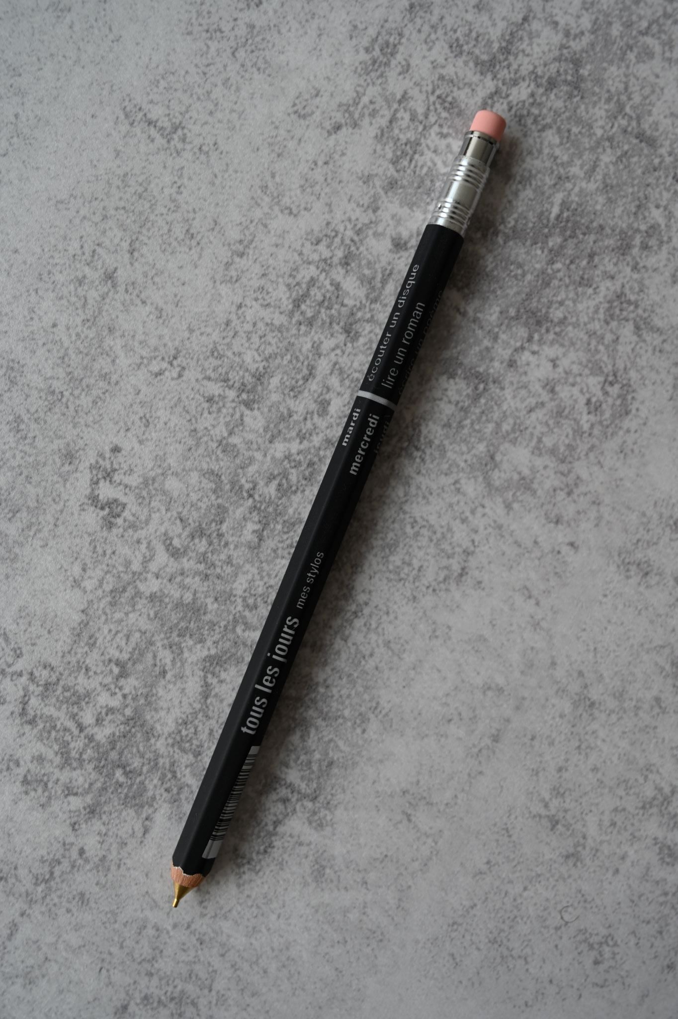 Schwarzer French Days Druckbleistift