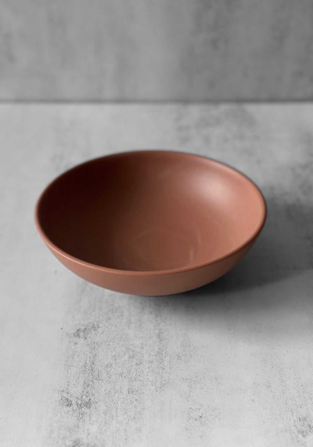 Small Brick Red Salad Bowl