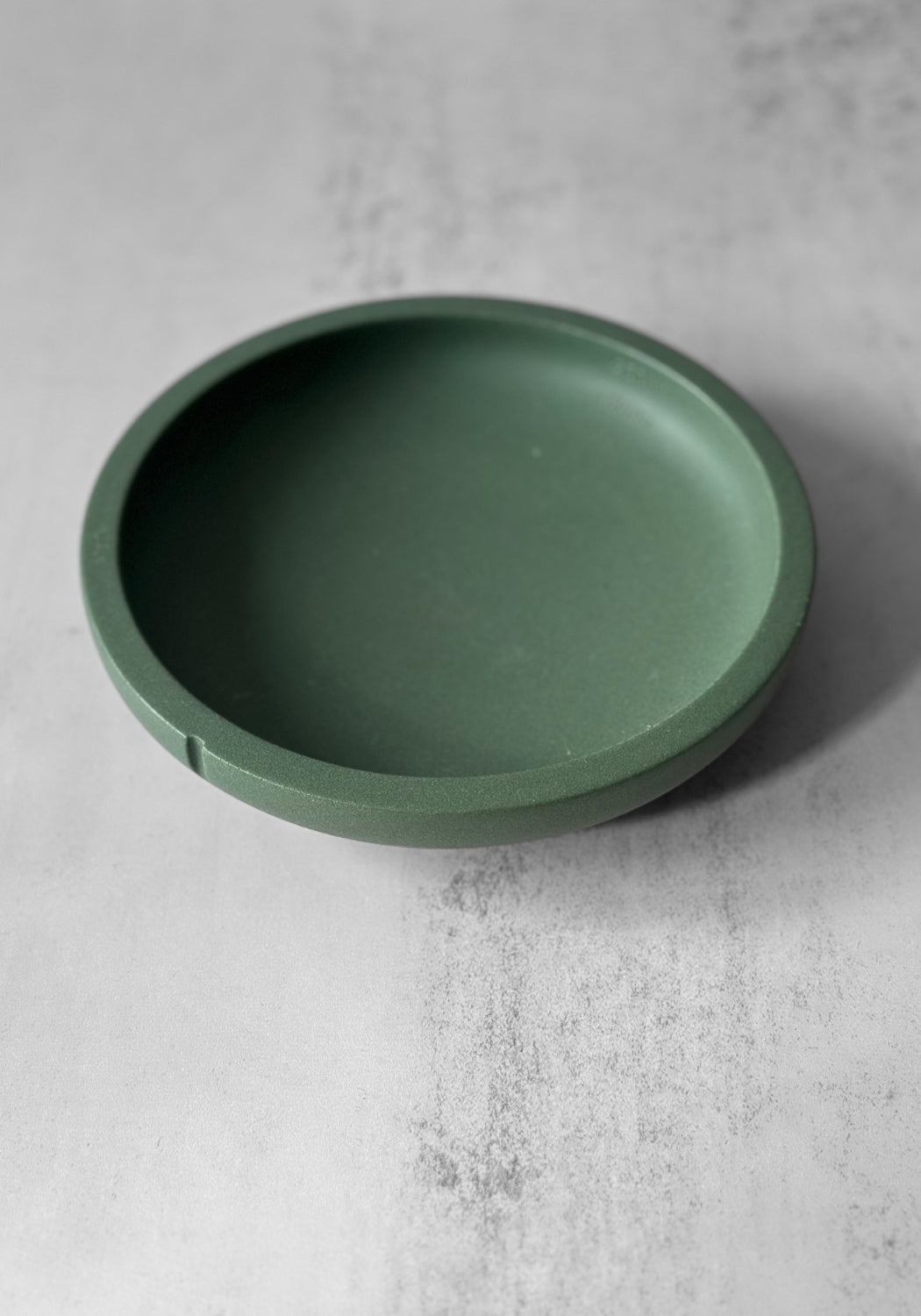 Green Small Jesmonite Pet Bowl