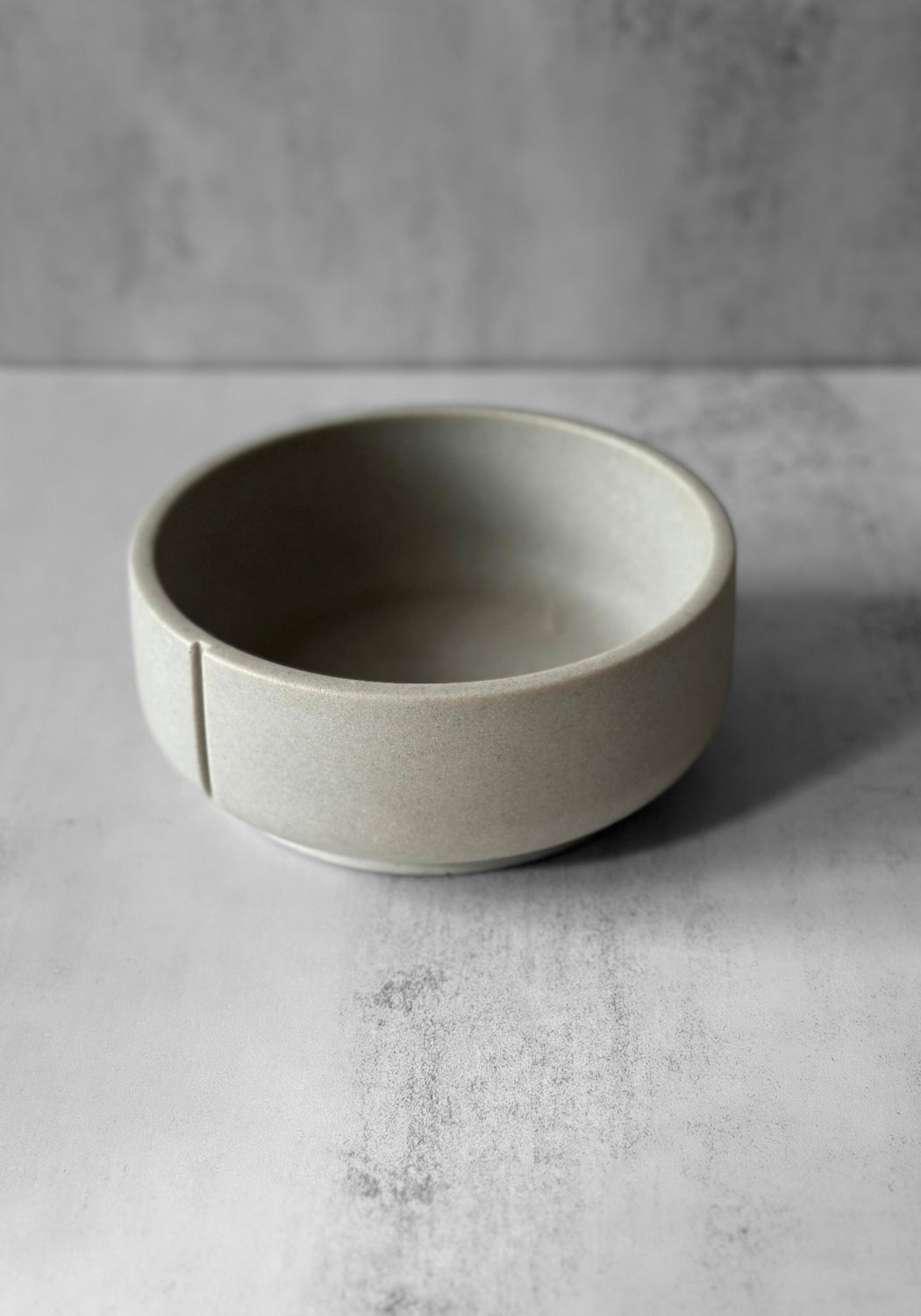 Stone Grey Jesmonite Pet Bowl
