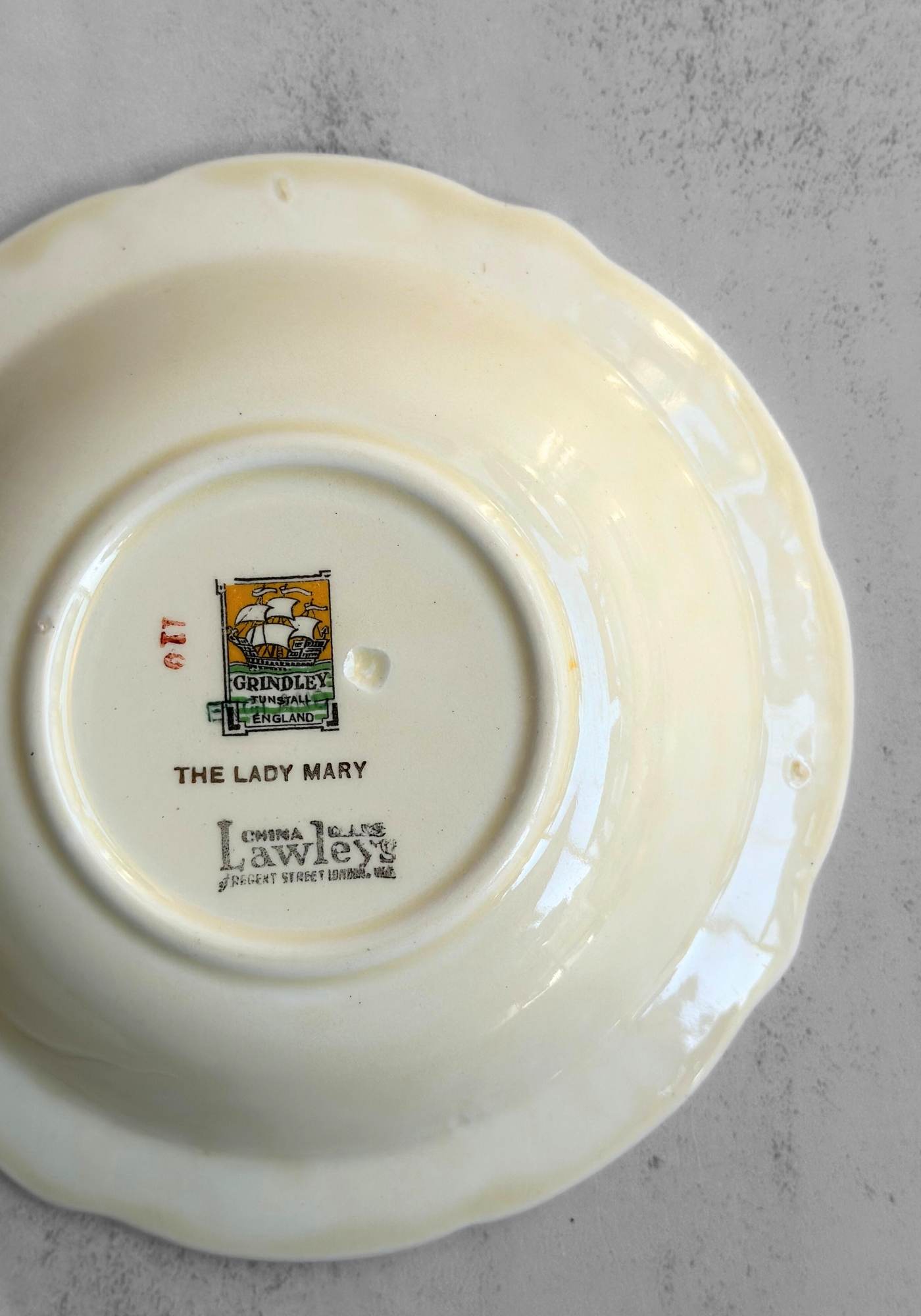Set of Two Lady Mary Floral Porcelain Bowls
