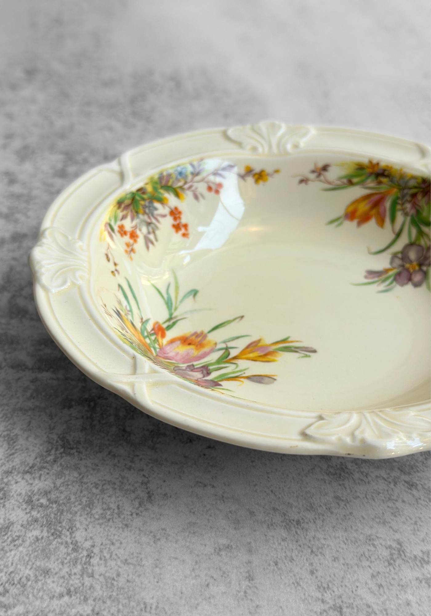 Set of Two Lady Mary Floral Porcelain Bowls