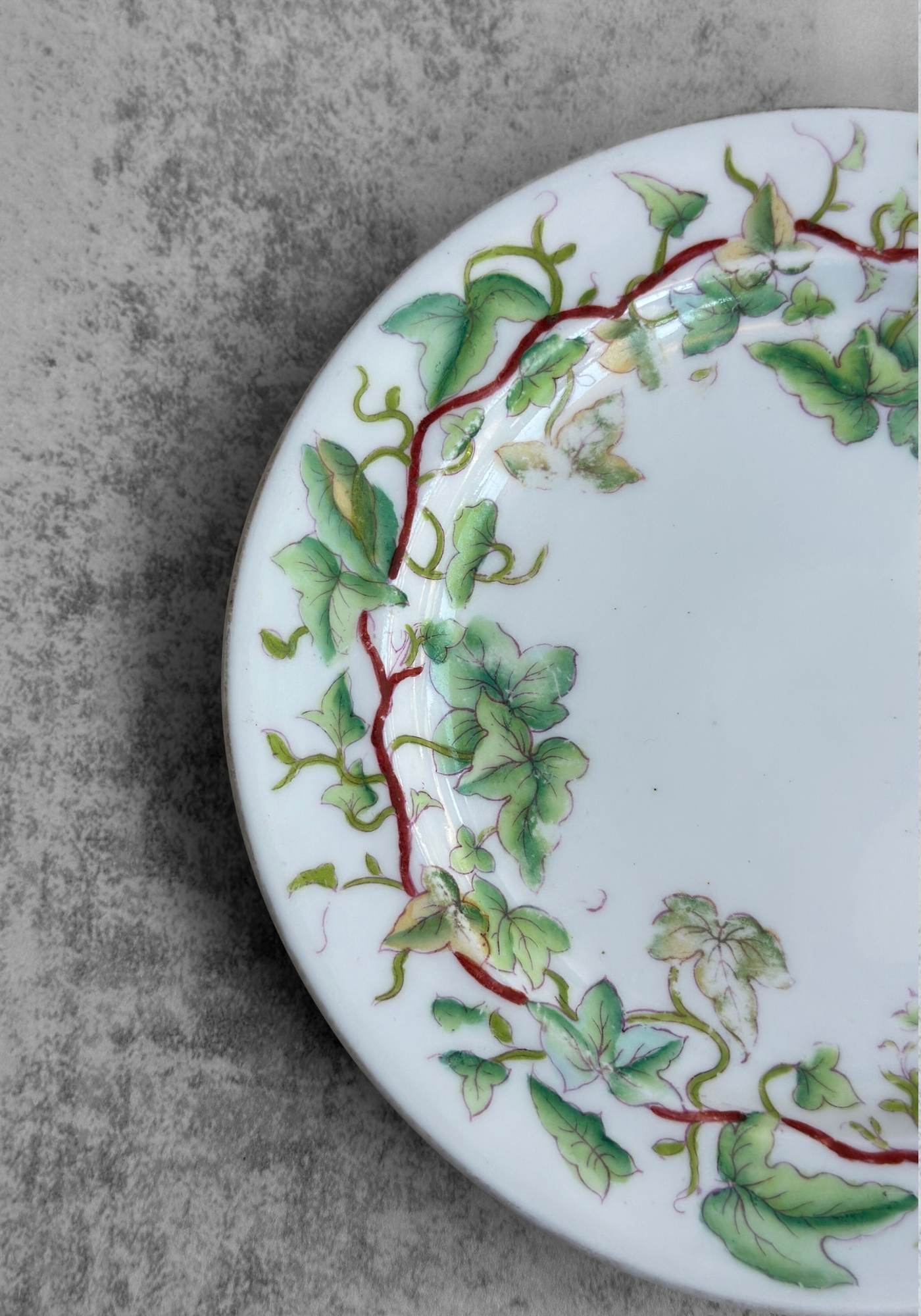 Set of Two Ivy Ceramic Side Plates