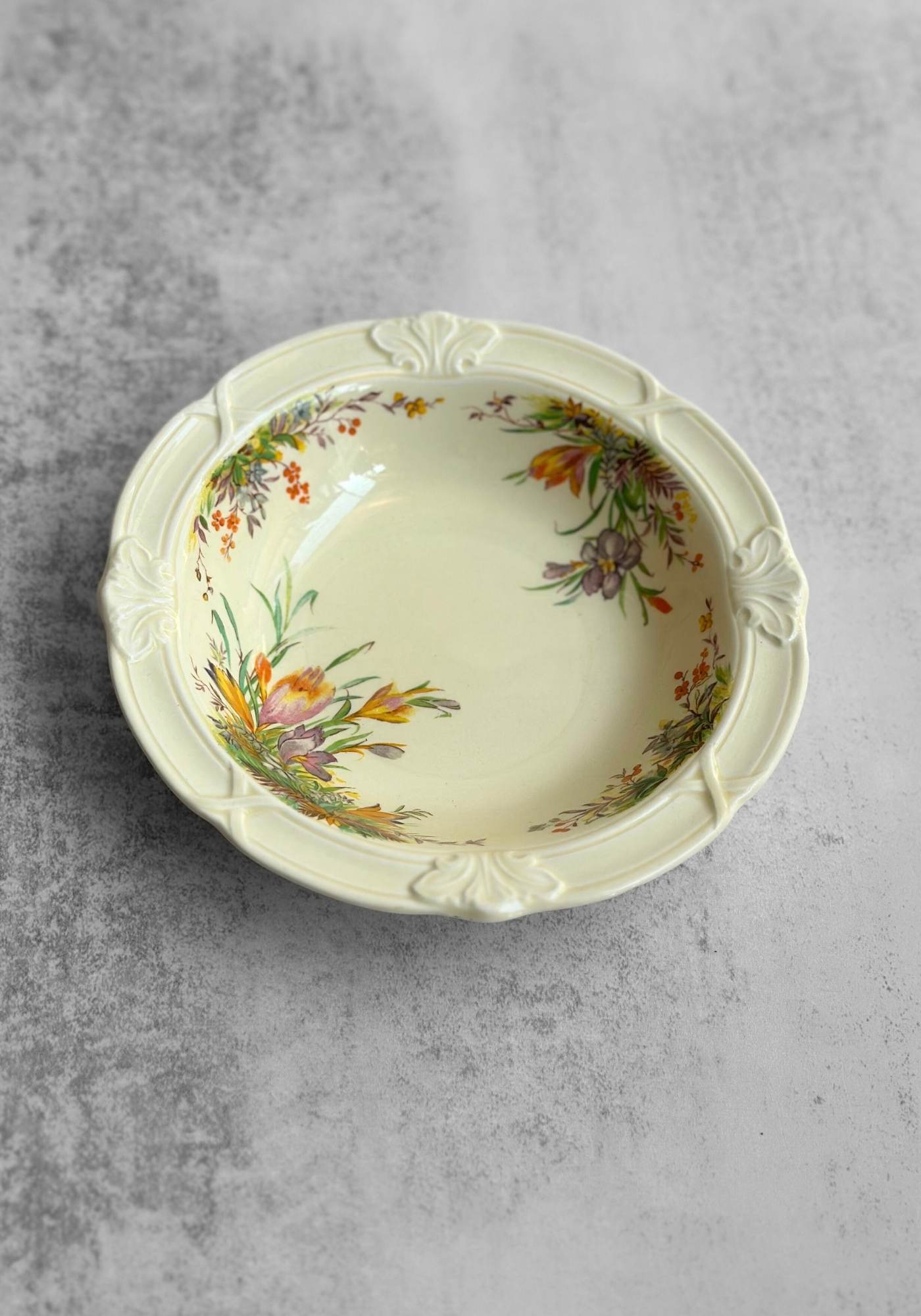 Set of Two Lady Mary Floral Porcelain Bowls