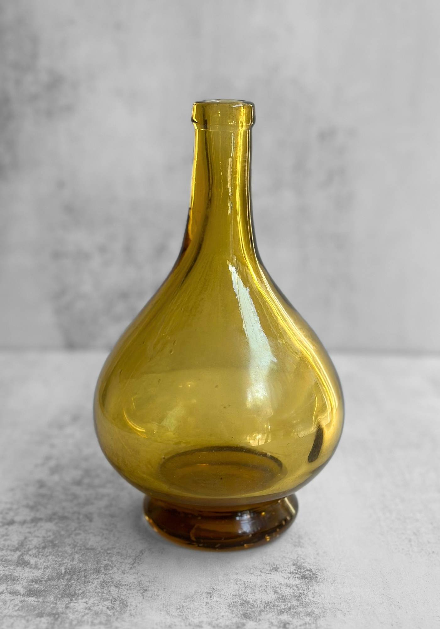 Yellow Bottle Vase