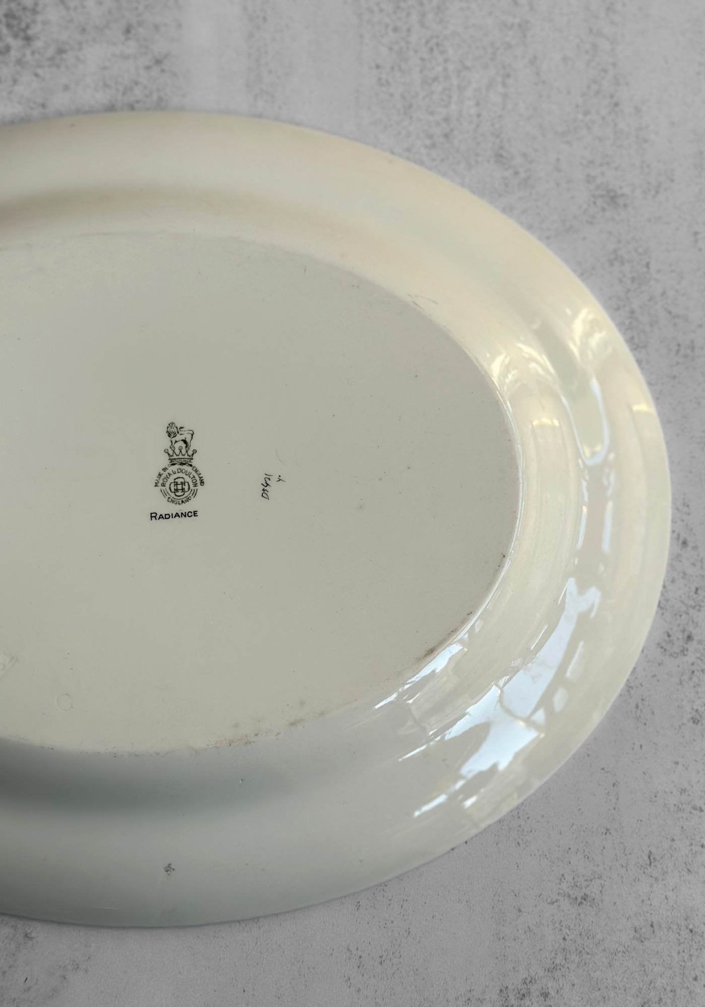 Vintage Royal Doulton Small Striped Platter