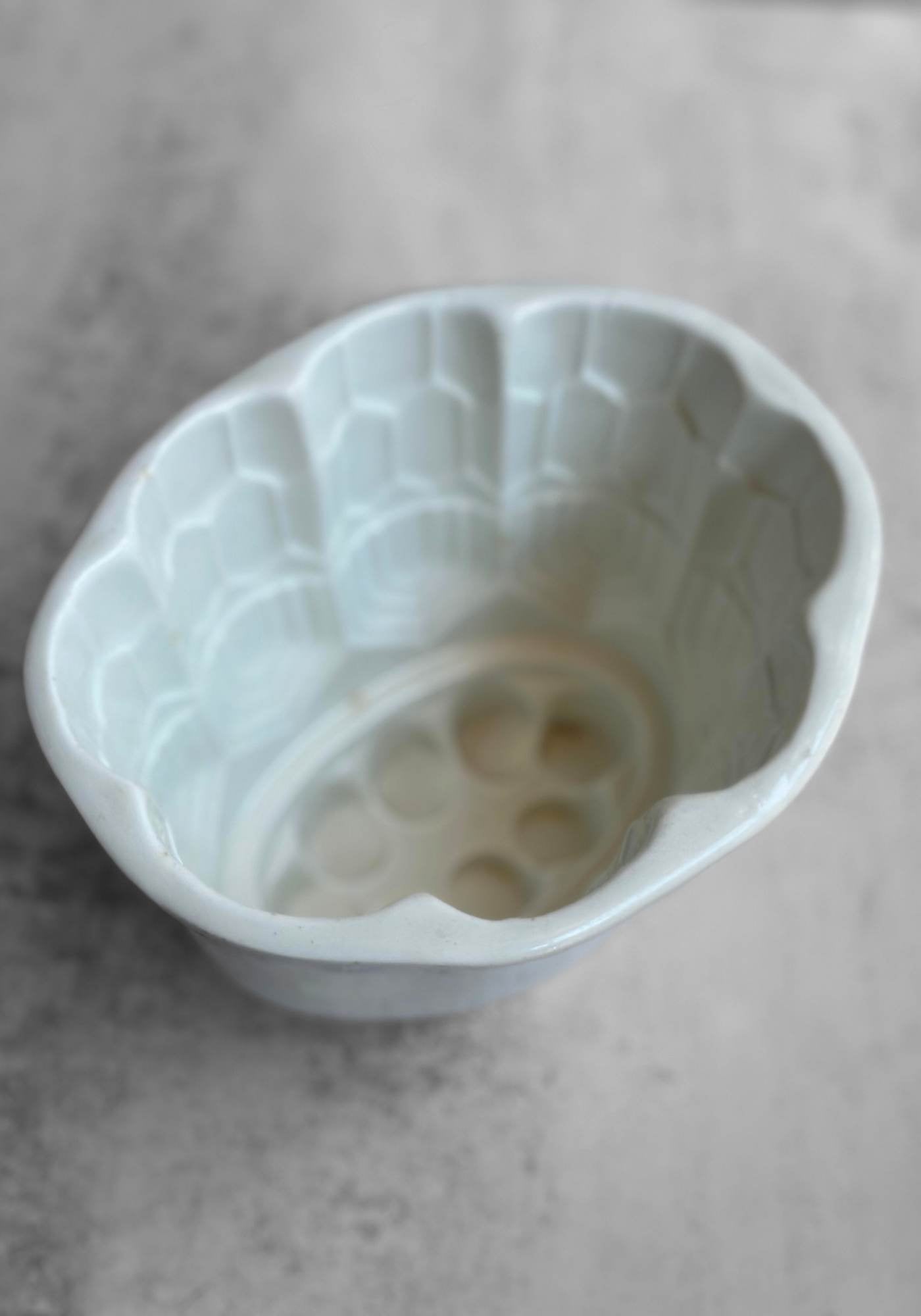 Vintage Ceramic Castle Jelly Mold