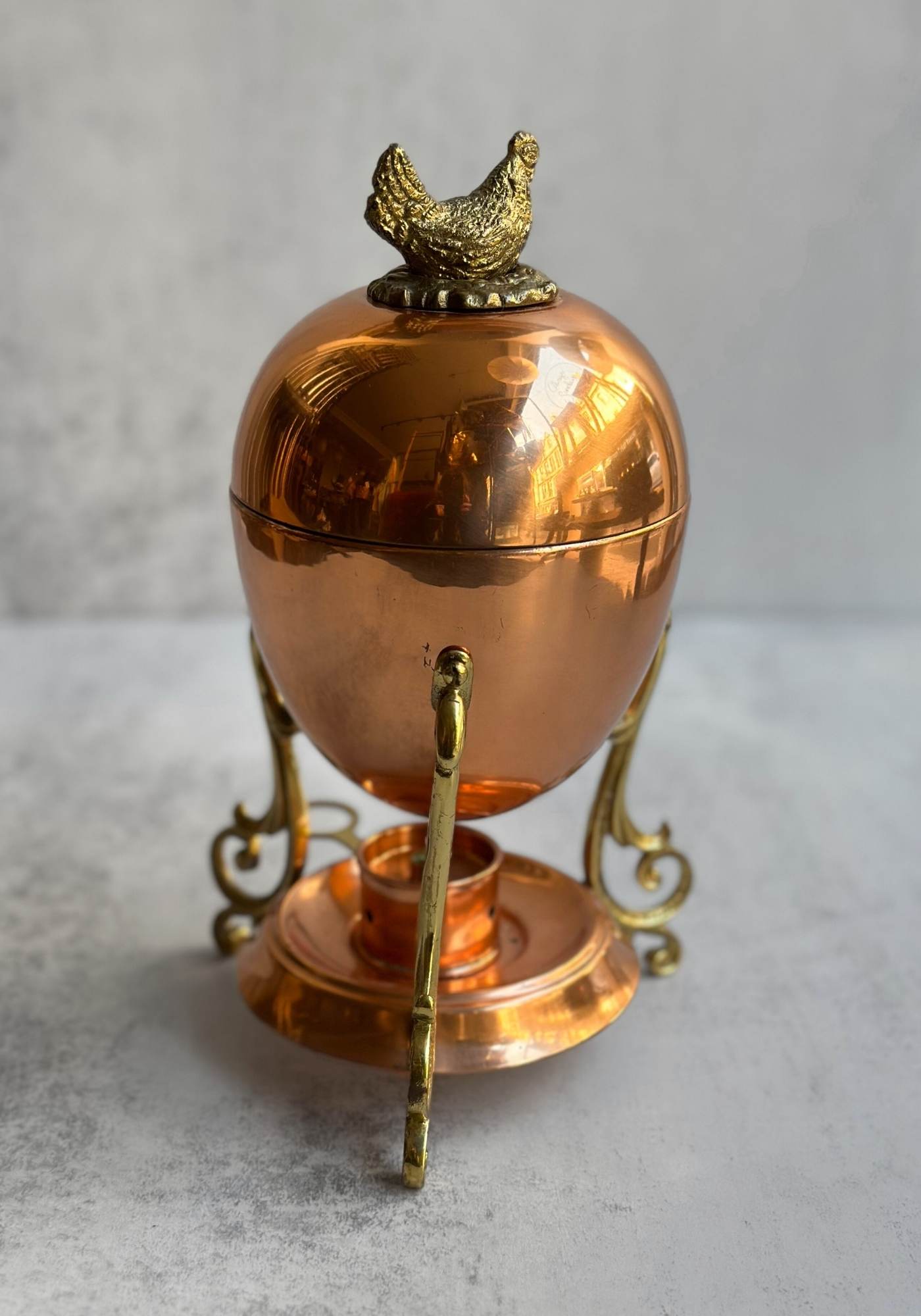 Vintage Victorian Copper Egg Boiler