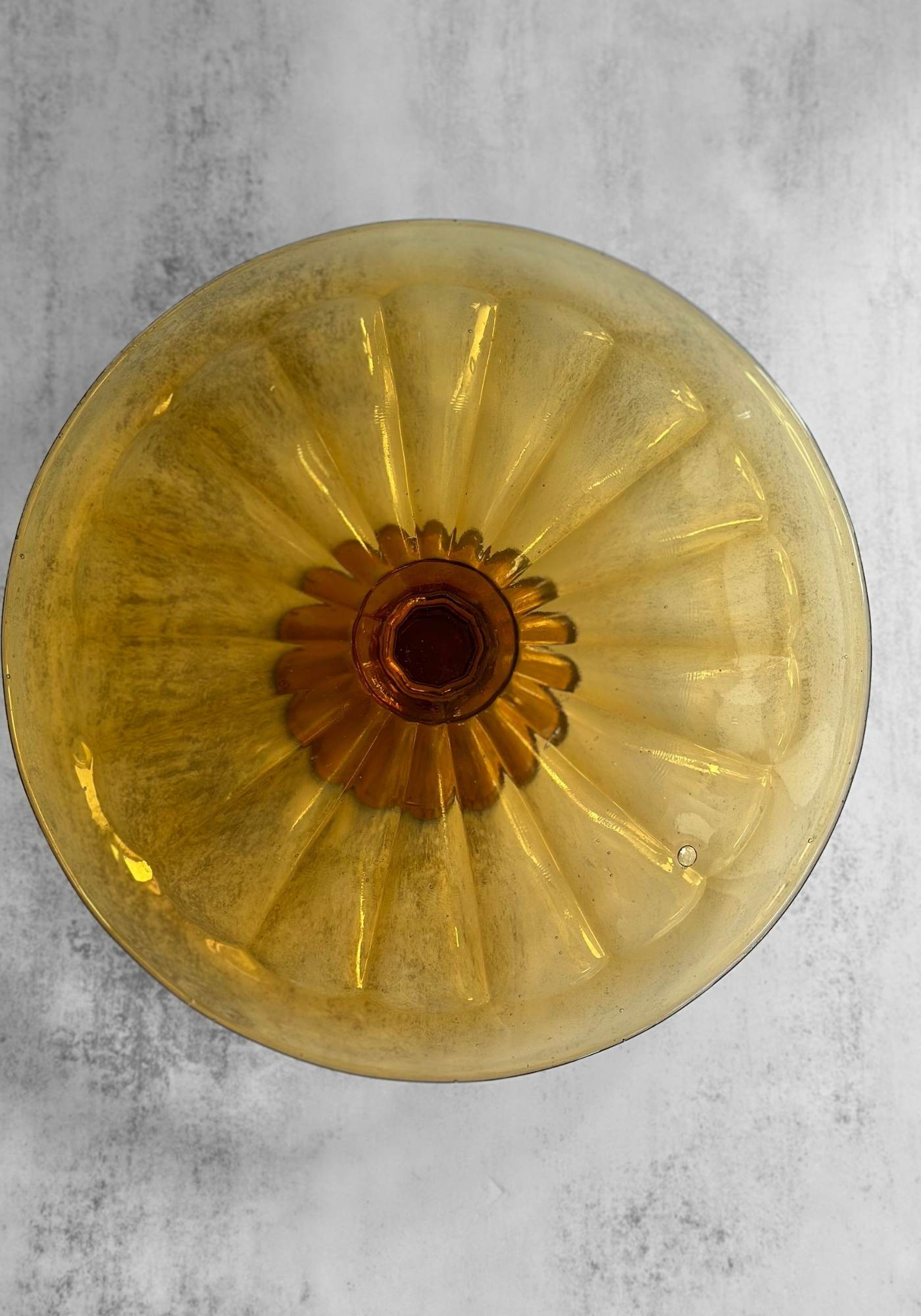 Vintage French Glass Cake Plate