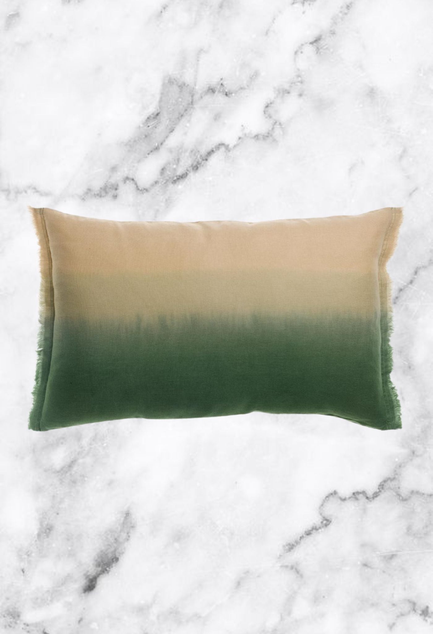 Green and beige Cushion