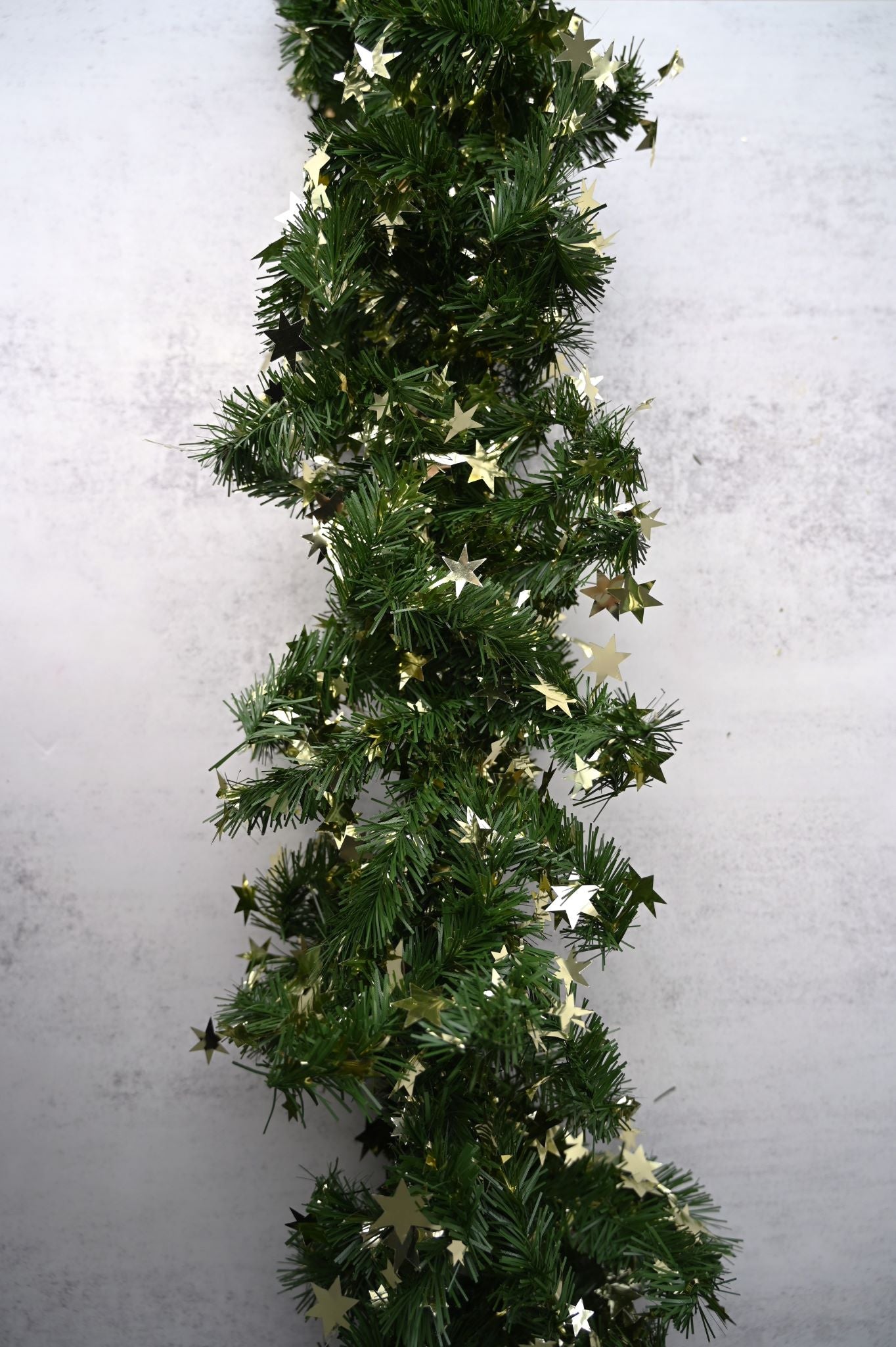 Guirlande de Noël à étoiles dorées dispersées