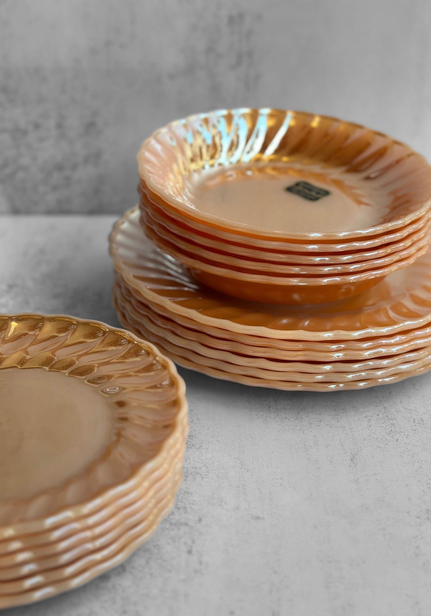 Anchor Hocking Carnival Glass Dinnerware