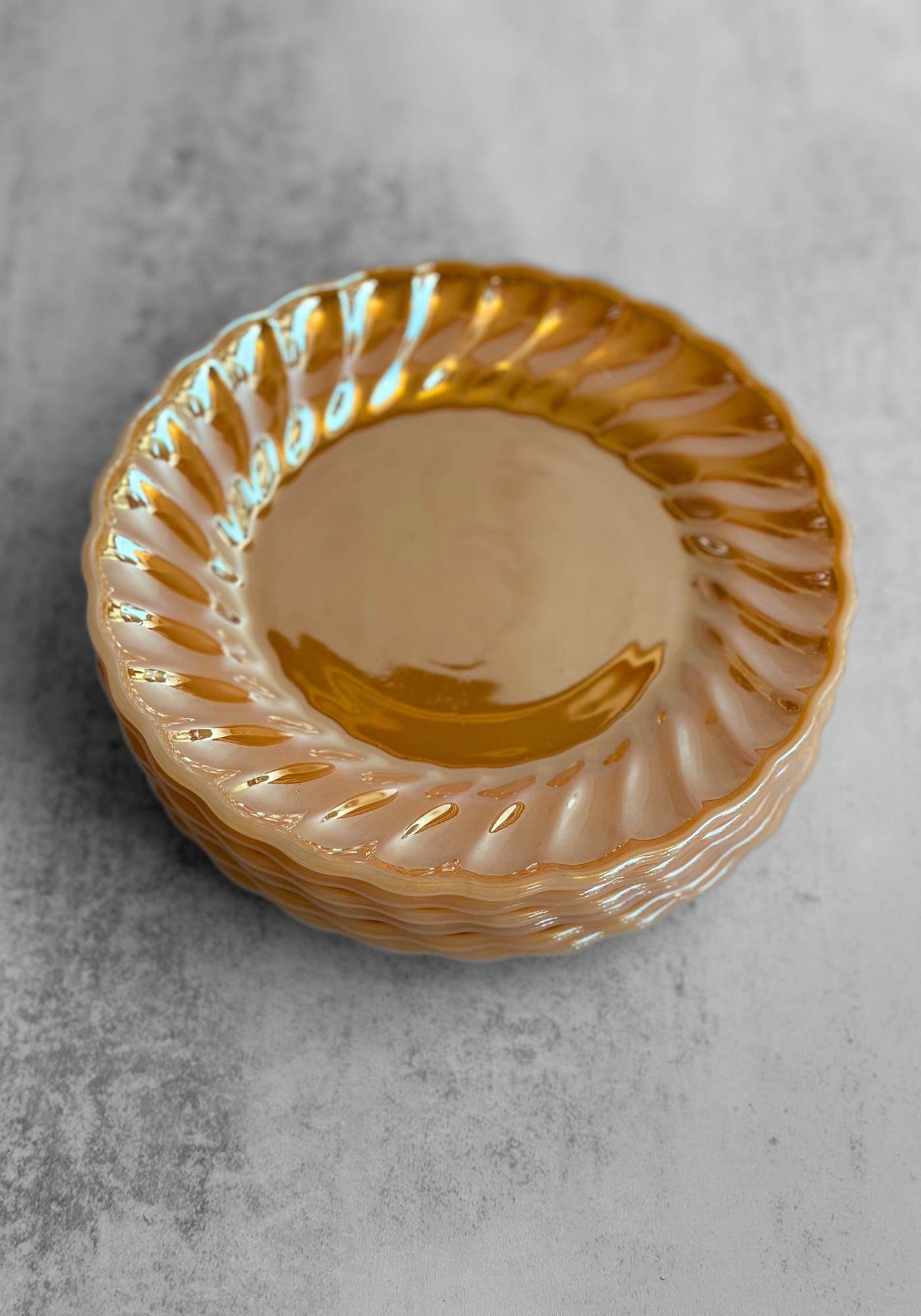 Anchor Hocking Carnival Glass Dinnerware