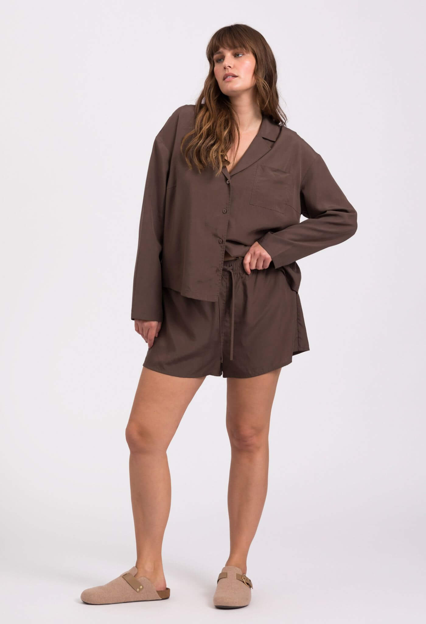 The Lounge Suit in Chocolate Brown