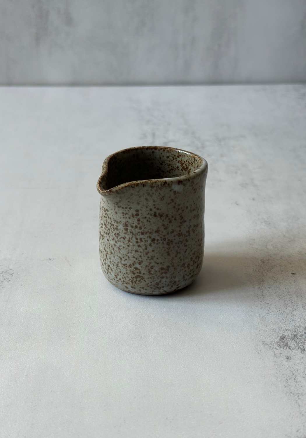 Handmade Welsh Ceramic Tiny Milk Jug