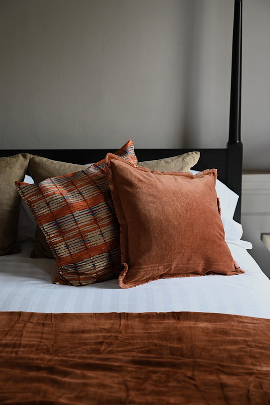 Orange Bed Cushions