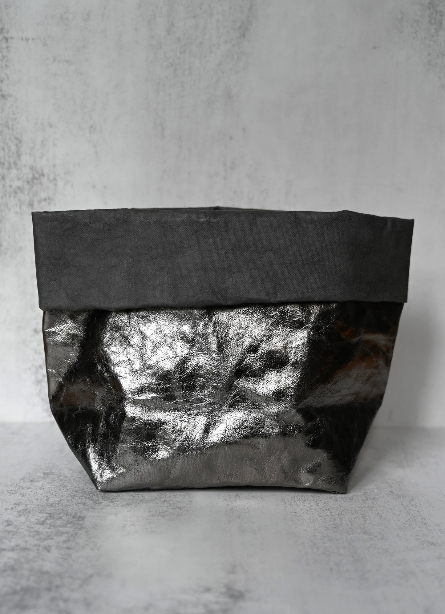 Black Shiny Bag