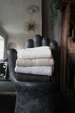 Snuggle Stonewashed Throw - Neutral Colour Collection