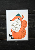 Nuts About You Greetings Card