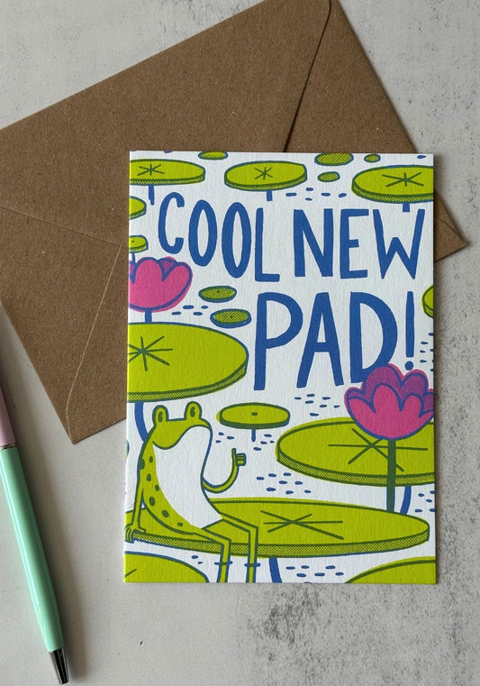 Cool New Pad Greetings Card