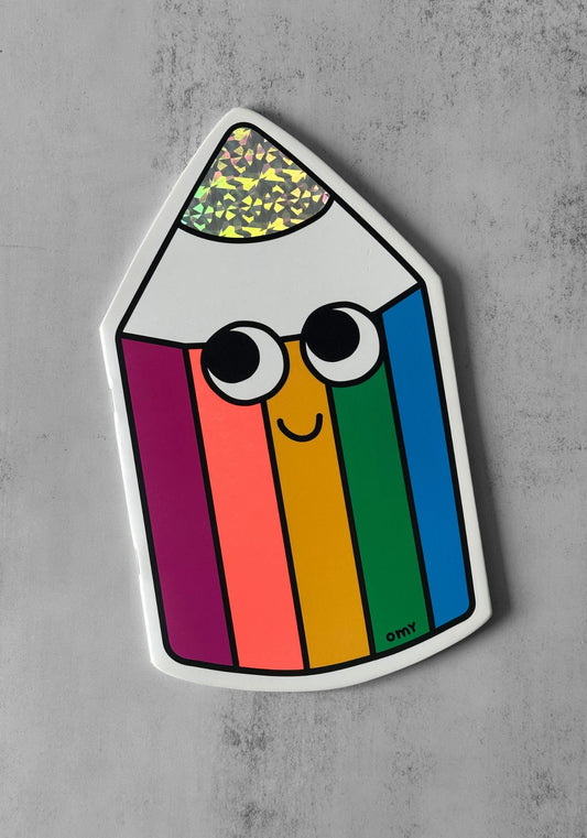 Pencil Sticker Notebook