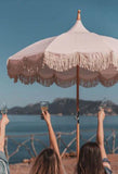 Debbie Pink Meringue Beach Parasol