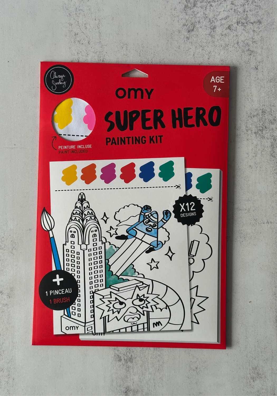 Superheroes Paint Kit
