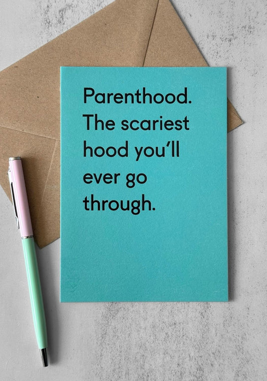 Parenthood is Scary Greetings Card