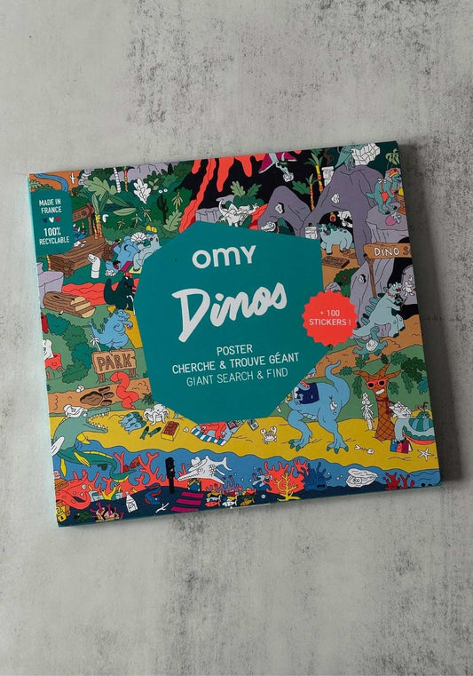Dinos Giant Poster with Stickers
