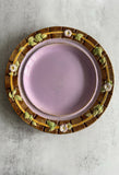 Lilac Flower Basket Serving Bowl